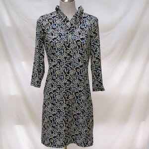 J. McLaughlin Durham Ruffled Neck Dress